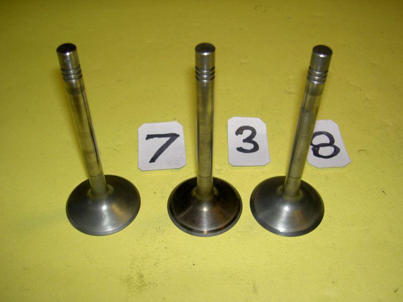  porsche 911s, ate # 3063 46mm. intake valves, set of 3.
