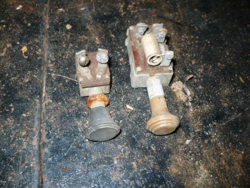 Vintage  2 model a light switch on.off control switchs nash buick hotrod rat rod