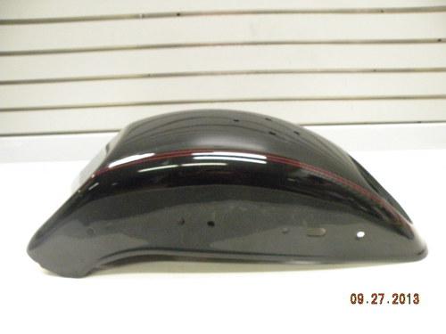 Nice black / red rear fender harley fxstd softail deuce custom 9-1/2" 2000 - 07