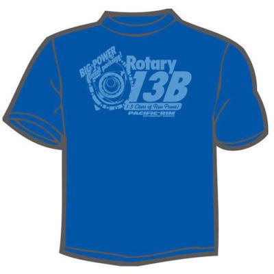 Rotary 13b tshirt blue color gsl-se fc fd gxl turbo 2 fd r1 r2 touring mazda 20b