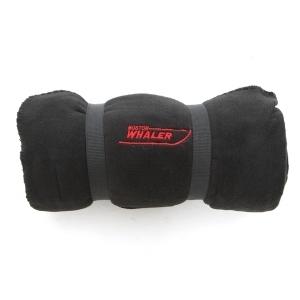 New boston whaler fleece blanket black 50" x 60"