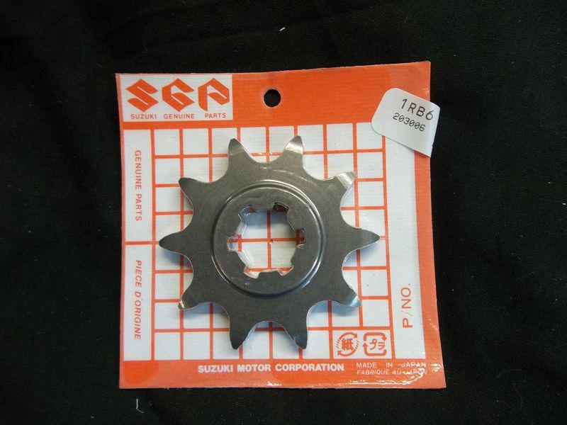 New oem 1989 thru 2006 suzuki lt80 lt 80 quadsport 520 front sprocket 10t  *b857