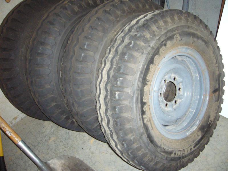 Original wheels with new tires for toyota landcruiser