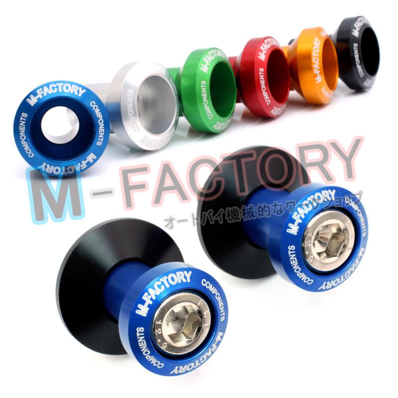 Rear billet swingarm spools for bmw s1000rr 2009 2010 2011 2012 2013 09-13 