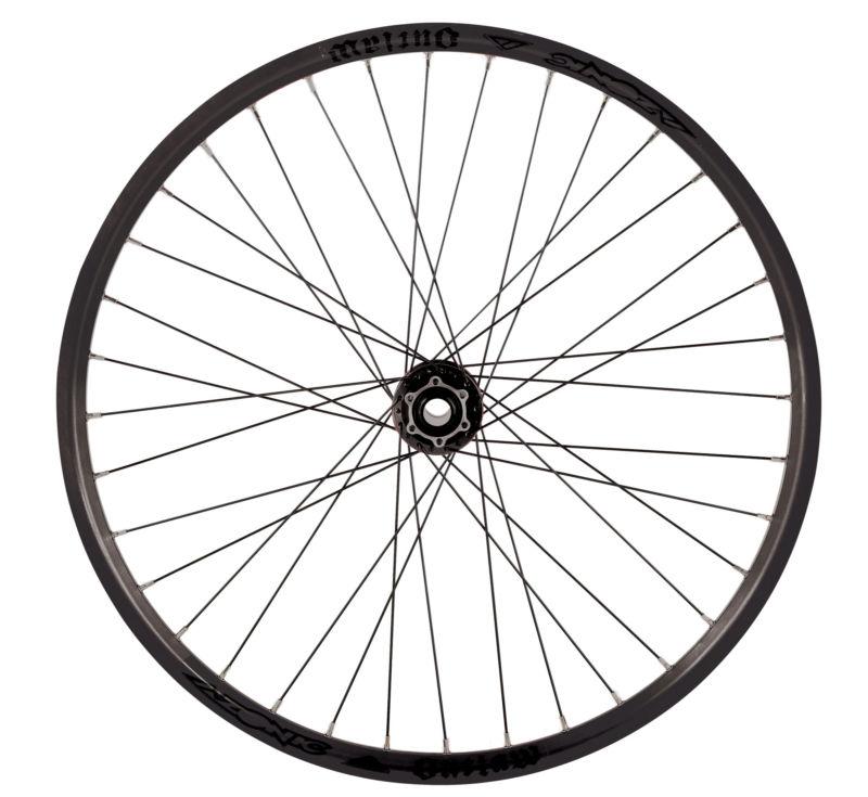 Oneal-mx/azonic outlaw wheelset 26-inch rims(front&rear wheels),ano black,135mm