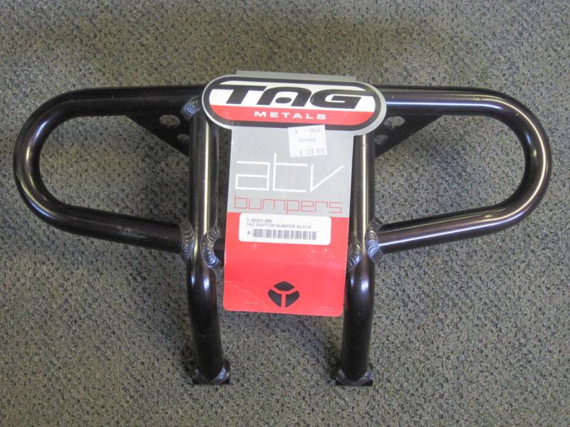 New tag metals aluminum front bumper, fits yamaha raptor yfm 660, 01-06 atv quad