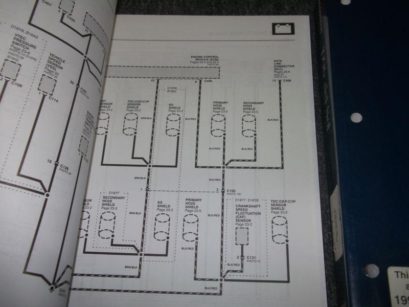1996 1997 HONDA CIVIC DEL SOL Service Shop Repair Manual OEM DEALERSHIP SET 2 x, US $165.65, image 6