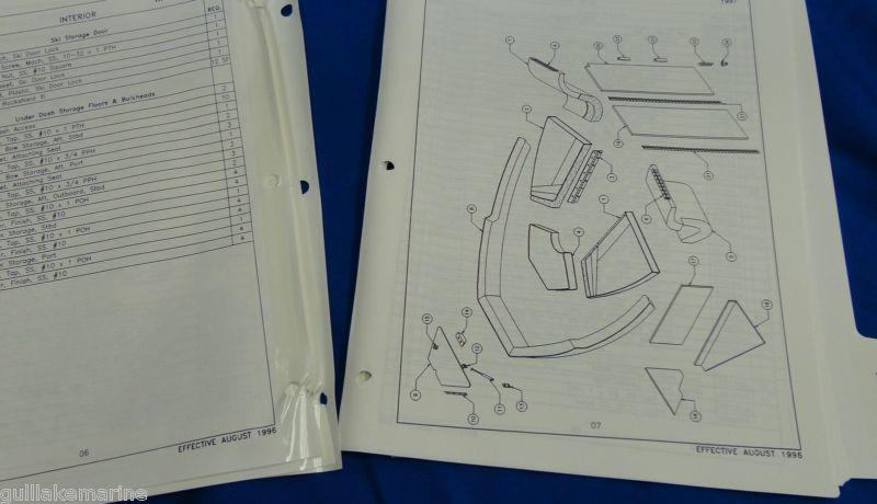 Vintage Coablt 22T Boat Parts Book Diagrams & Part Numbers for 1997, US $9.98, image 2