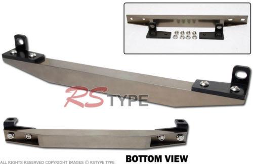 2002-2005 honda civic 3dr hatchback si ep3 aluminum rear lower tie bar gunmetal