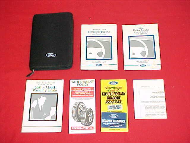 2001 ford f-250 350 450 550 super duty 7.3 diesel truck owners manual service 01