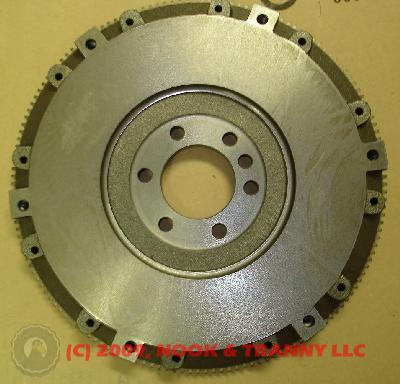 Sbc manual flywheel 153 tooth 16 lb 2-pc rear main seal