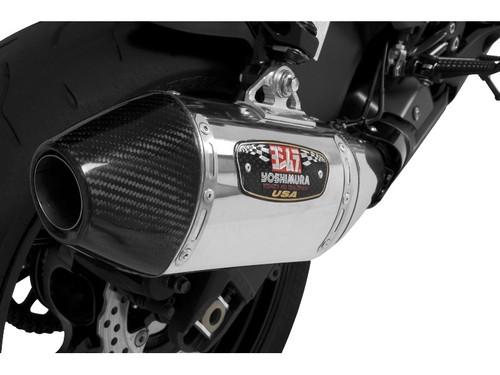09-12 zx600 zx-6r yoshimura rs-4 slip-on muffler - stainless steel 1464245