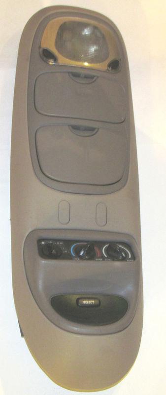 2001  ford expedition oem  tan overhead console f85b-78519a58 a/b/c