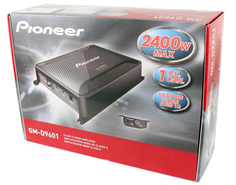 New pioneer gm-d9601 +3yr waranty amp car mono 2400w digital amplifier 1 channel