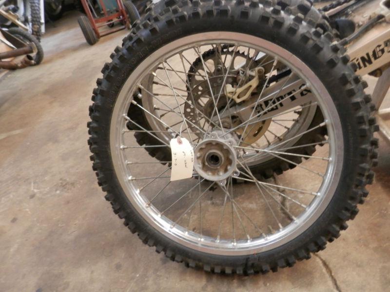 Honda crf250 -450r    front wheel good tire see app. below 