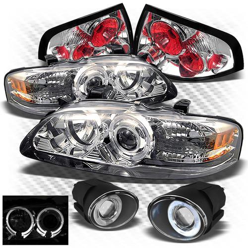 00-03 sentra projector headlights + altezza tail lights + projector fog lights