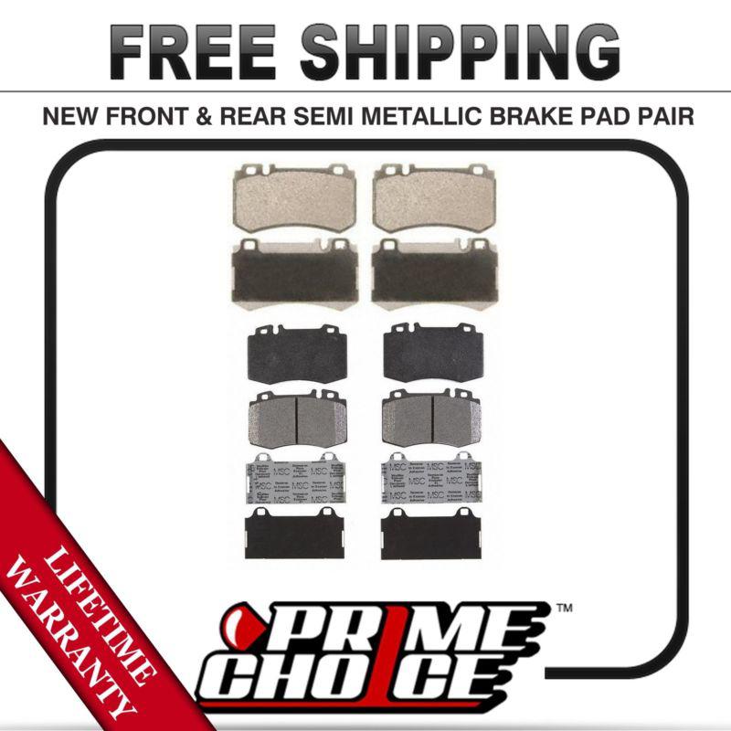 Buy Complete Set of Front and Rear Premium Brake Pads with Lifetime