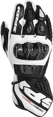 Spidi carbo track glove black/white 2x a134-011-2x