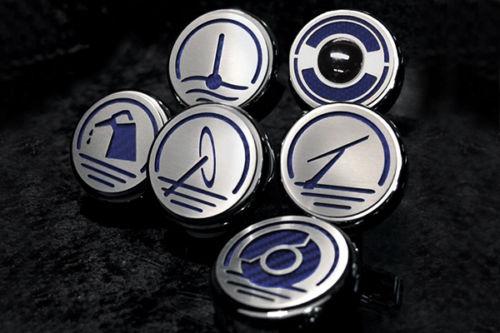 Acc 033079-bl - 97-04 chevy corvette cap cover set polished car chrome trim