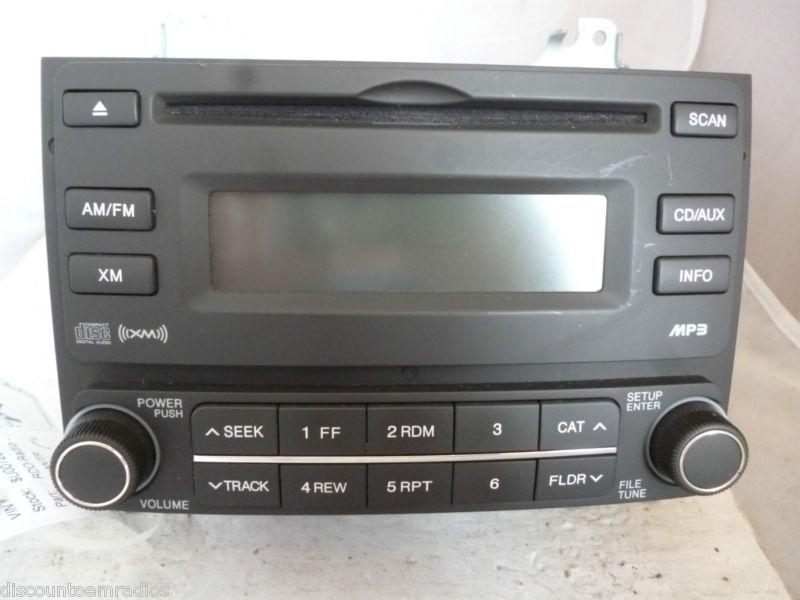 07-10 Hyundai Elantra Radio Cd Mp3 Player XM 96160-2H5309K *, US $175.00, image 2