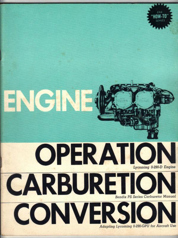 1969 eaa lycoming engine book aviation manual bendix experimental aircraft