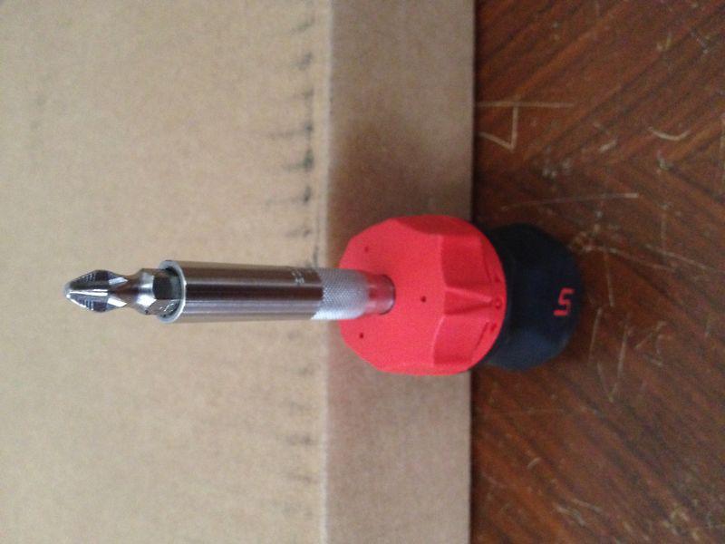 New Snap On Black / Red Stubby Magnetic Ratchet Screwdriver 4 1/2 SGDMRC11A, US $40.00, image 2