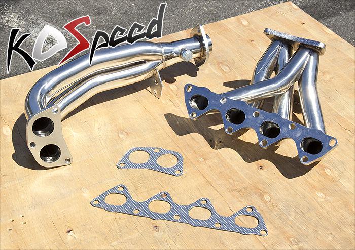 Stainless steel t304 4-2-1 exhaust header/manifold 94-01 acura integra rs ls gs