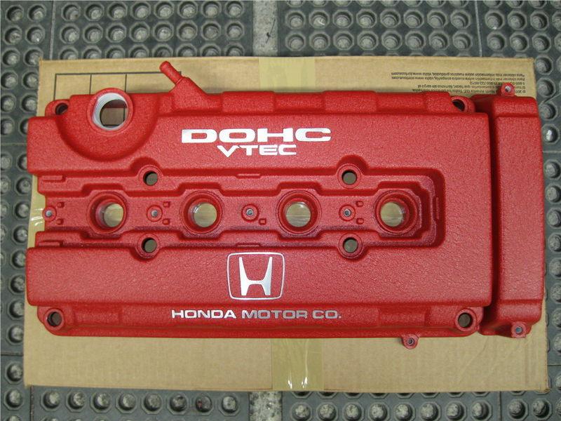 Powder coated b16a valve cover civic si vtec jdm