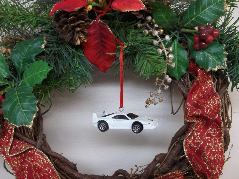 Ferrari f40 christmas tree ornament new custom crafted decoration