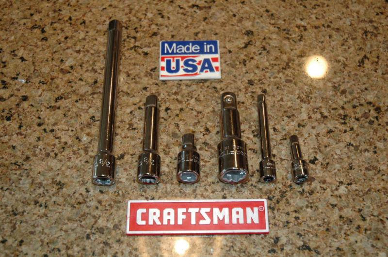 New craftsman 6 piece extension bar set