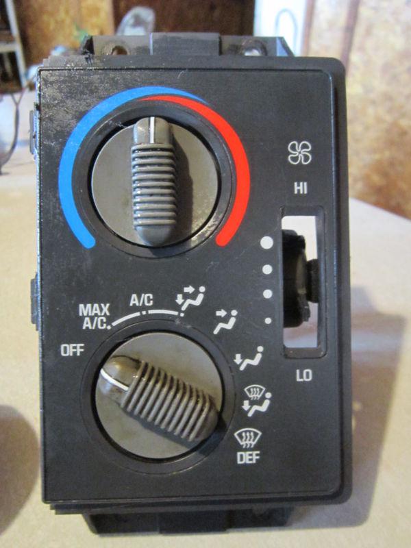 95 96 97 s10 blazer homre bravad heater air a/c control unit knob turn style def