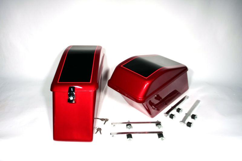 Find Hand Laid Fiberglass Motorcycle Hard Saddlebags Harley Yamaha