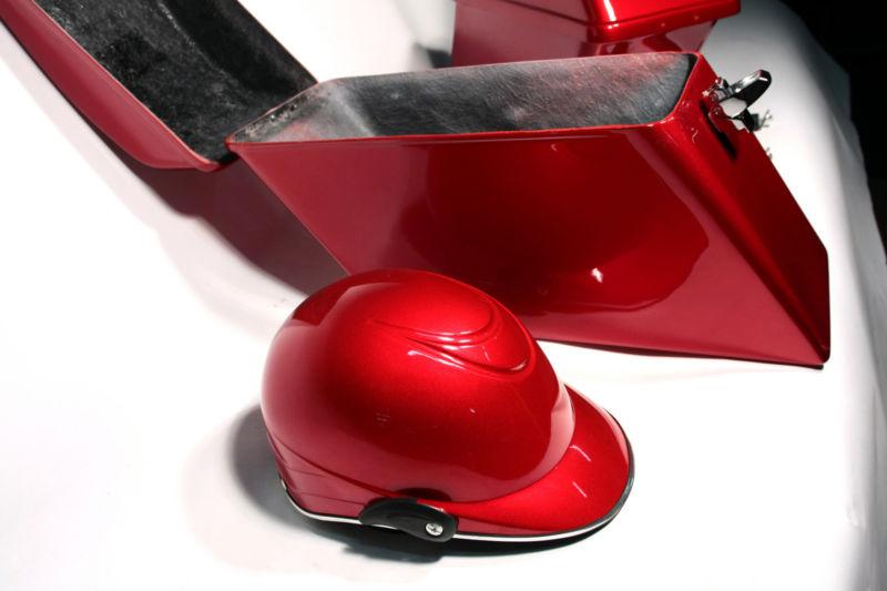 Hand Laid Fiberglass Motorcycle Hard Saddlebags Harley Yamaha Saddle Bag, US $50.00, image 3