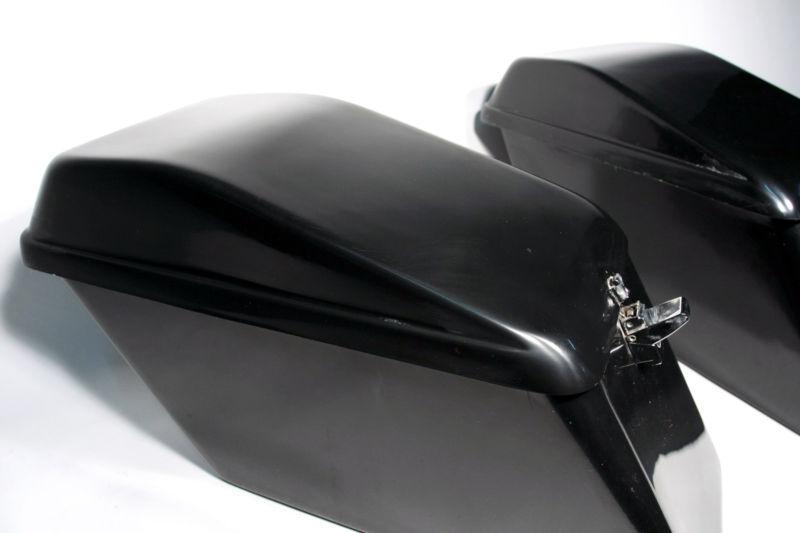Hand Laid Fiberglass Motorcycle Hard Saddlebags Harley Yamaha Saddle Bag, US $50.00, image 6