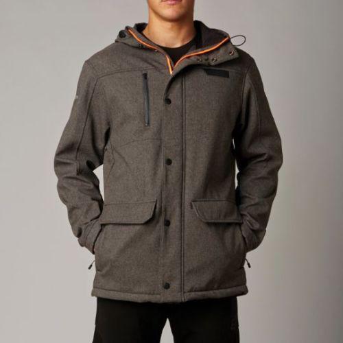 Fox racing bionic sweeper mens jacket heather black