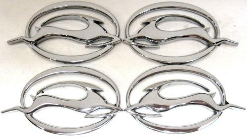 00-05 chevrolet impala roof emblems rear c pillar badge logo lot of 4