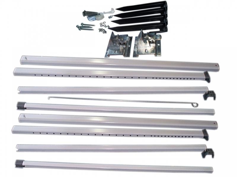 Carefree of colorado hardware simplicity universal straight white 721501