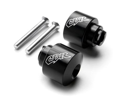 Black bar ends cbr engraved hand grip handlebar for honda cbr 929rr 2000-2001