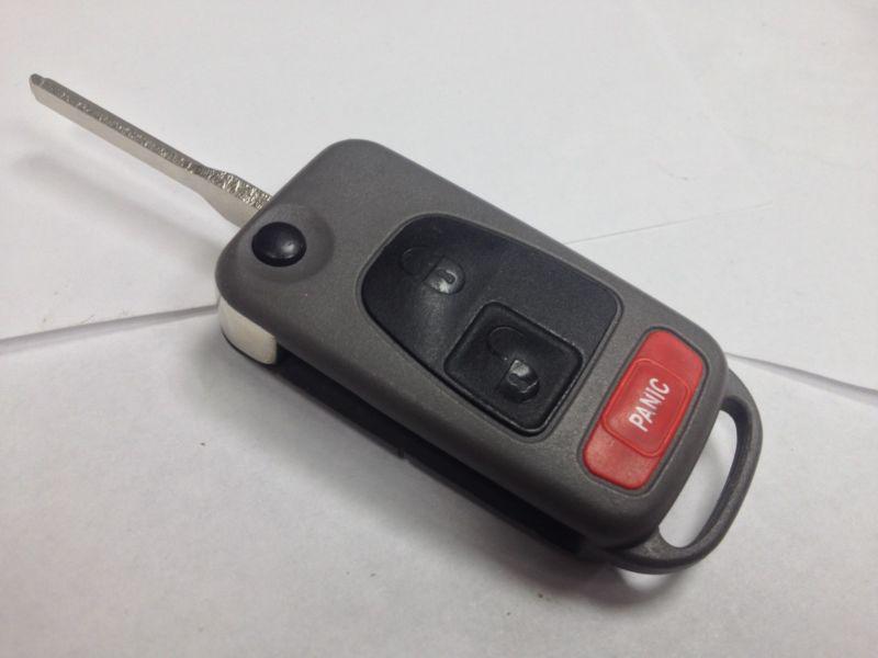 Chrysler crossfire remote keyless entry fob transmitter clicker cut key kr 55