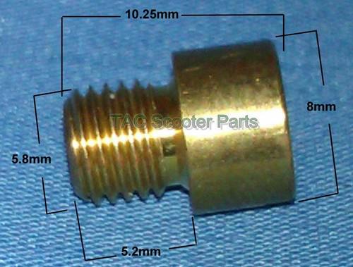 #95 6mm main jet for 125cc and 150cc gy6 scooters