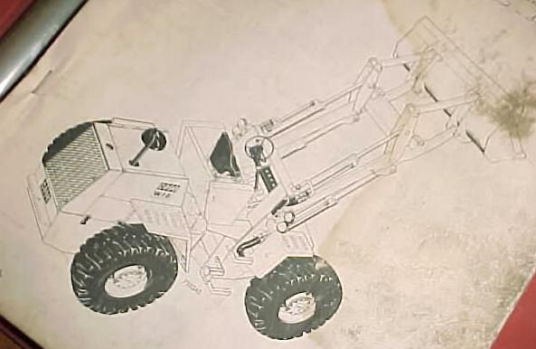 Case w18 articulated loader  parts catalog in binder