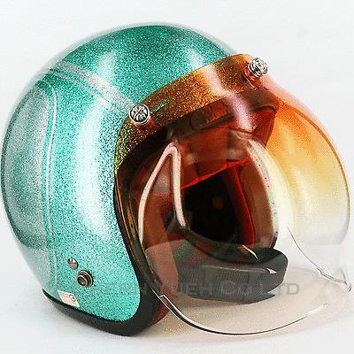 Four-Leaf Clover Snaps Bubble Shield Visor Face Mask UV Gradation Orange Lens, US $18.99, image 2