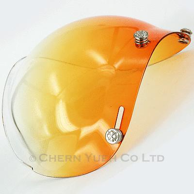 Four-Leaf Clover Snaps Bubble Shield Visor Face Mask UV Gradation Orange Lens, US $18.99, image 3