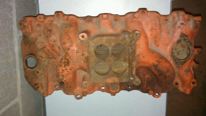 Big block chevy 396 holley intake