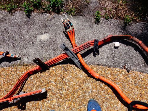 03 04 05 honda civic 1.3 auto hybrid battery cable/the orange one