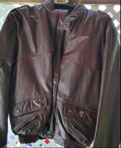 Genuine leather motorcycle jacket by taurus