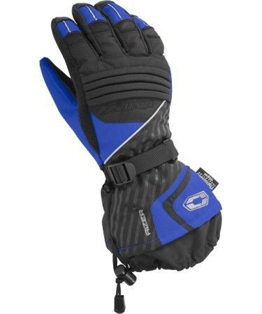 Castle x racewear rizer g7 mens snowmobile gloves blue