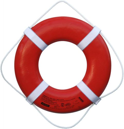 Cal june uscg approved jim buoy marine boat life ring buoy orange 20&#034;