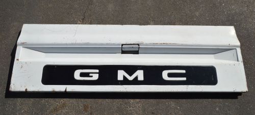 1967-72 nice ca original paint white gmc fleetside tailgate tail gate 1971 1972