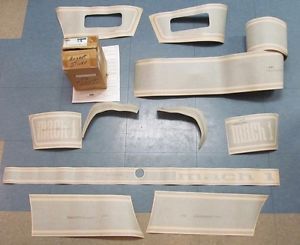 1973 nos mustang mach 1 argent body stripe kit